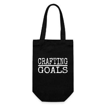 Jokes Team Goal Athlete Statement Birthday Present - Gift Bag for Bottles - black - Front