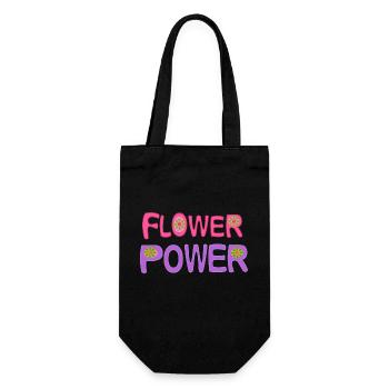 Le pouvoir des fleurs - Sac à bouteille - noir - Devant