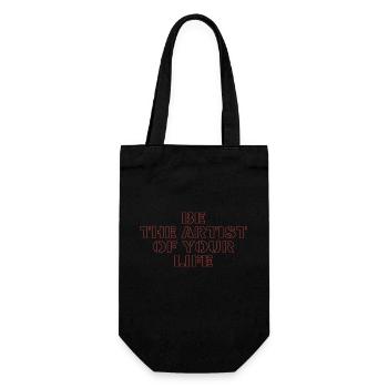 Soyez l’artiste de votre vie - Sac à bouteille - noir - Devant