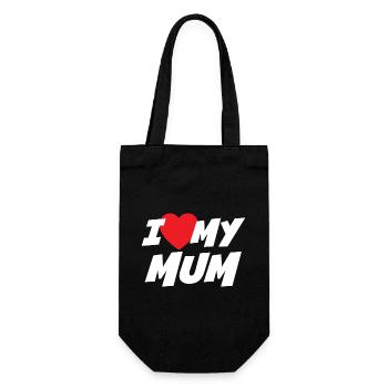 J’aime ma mère - Sac à bouteille - noir - Devant
