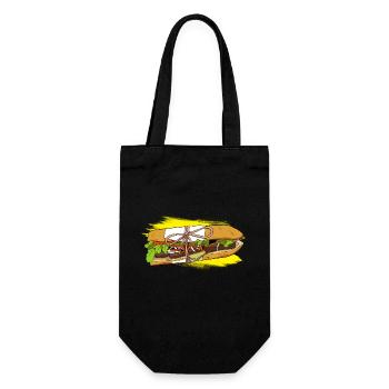 Vietnam Viet Banh Mi Brot Vietnamese I Geschenk - Geschenkbeutel für Flaschen - Schwarz - Vorne