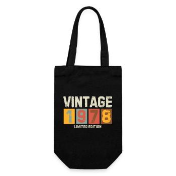 Vintage 1978 Limited Edition Classic birthday gift - Gift Bag for Bottles - black - Front