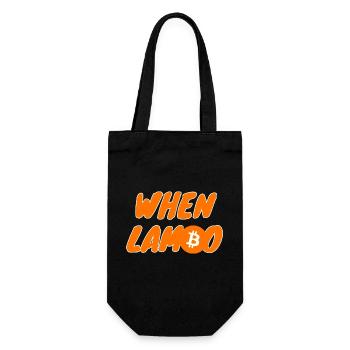 Crypto quand Lambo BTC Bitcoin 1 - Sac à bouteille - noir - Devant