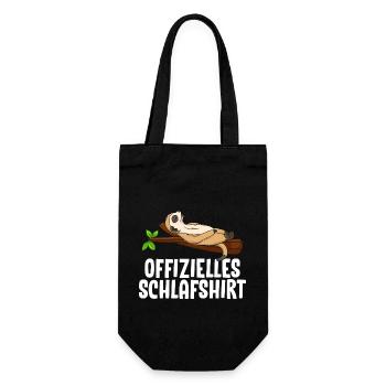 T-shirt de nuit officiel Meerkat - Sac à bouteille - noir - Devant