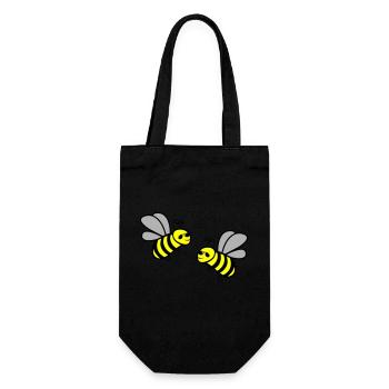 Bee Cool 2 - Gift Bag for Bottles - black - Front