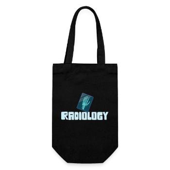 Radiology Squad Rad Tech Radiographer Technician - Gift Bag for Bottles - black - Front