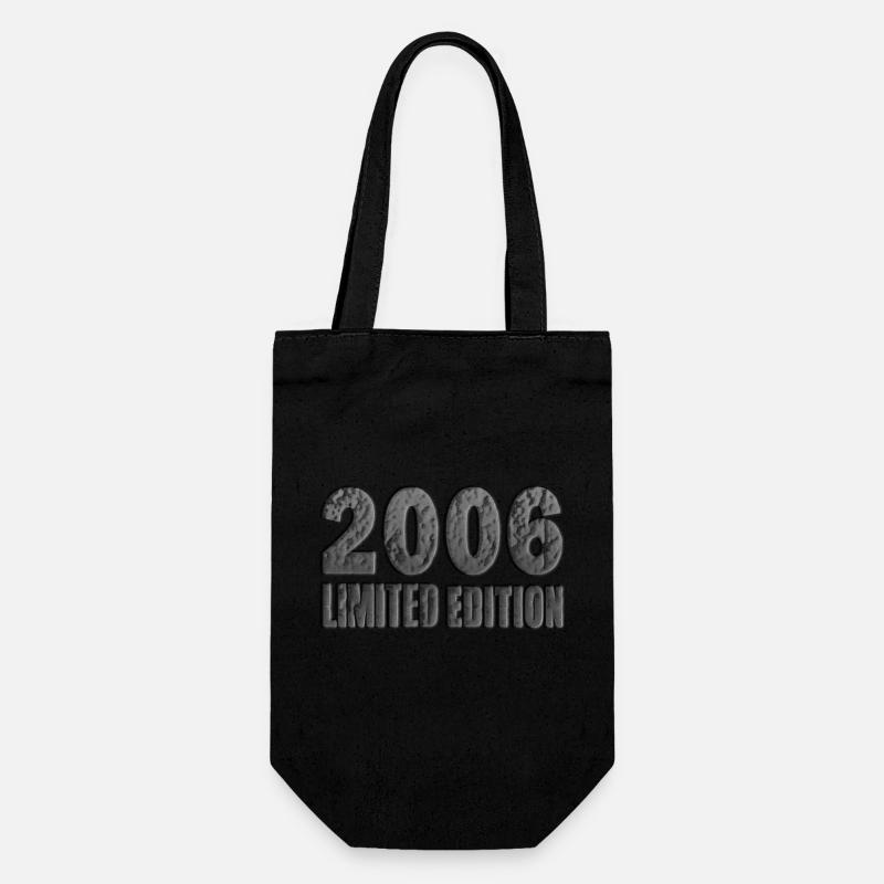Né en 2006 - 18e anniversaire en 2024 - Sac à bouteille - noir