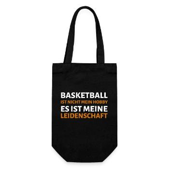 Basketball - Geschenkbeutel für Flaschen - Schwarz - Vorne