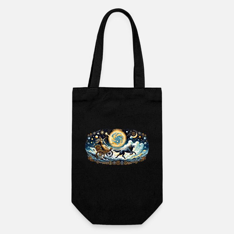 Celestial Odyssey - Gift Bag for Bottles - black