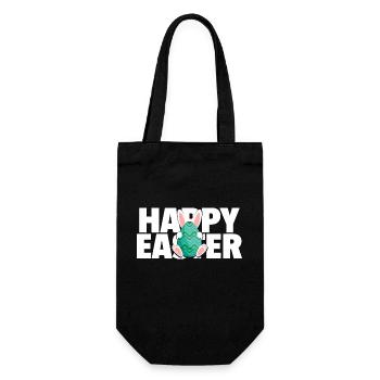 Joyeuse Pâques / Happy Easter - Sac à bouteille - noir - Devant