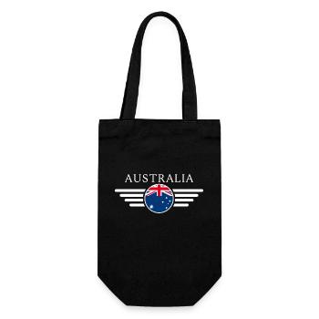 Australia Style Design T-Shirt - Gift Bag for Bottles - black - Front