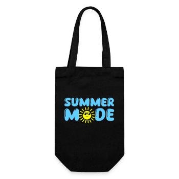 Summer Mode - Gift Bag for Bottles - black - Front