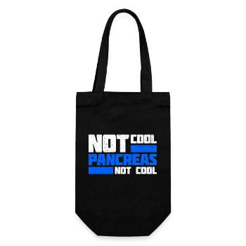 Pas cool Pancréas Pas cool - Chemise pour diabète de type 1 - Sac à bouteille - noir - Devant
