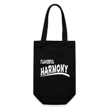 Culinary Pleasure Community Unity Humor Gift Idea - Gift Bag for Bottles - black - Front