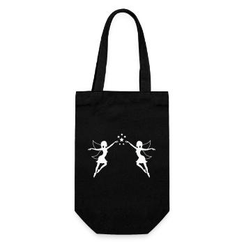 Fairy Spells - Gift Bag for Bottles - black - Front