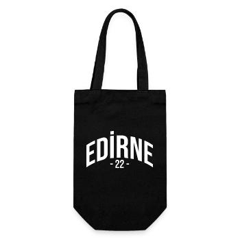 Edirne 22 Türkei Turkiye Geschenk Urlaub TR Türk - Geschenkbeutel für Flaschen - Schwarz - Vorne