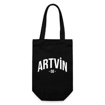 Artvin 08 Turkey Turkiye Gift Holiday Türk TR - Gift Bag for Bottles - black - Front
