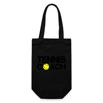 Tennis Coach - Gift Bag for Bottles - black - Front