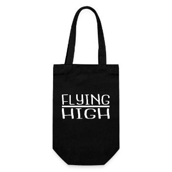 Humor Private Pilot Awesome Birds in Flight Cool - Gift Bag for Bottles - black - Front