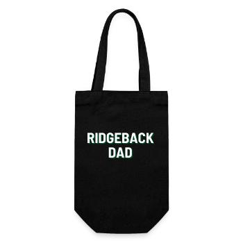 Ridgeback Dad - Geschenkbeutel für Flaschen - Schwarz - Vorne