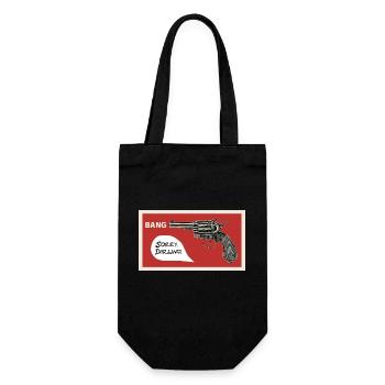 Bang. Sorry darling! - Gift Bag for Bottles - black - Front