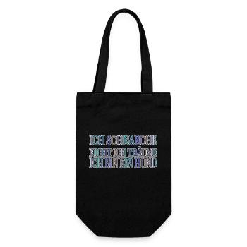 Fun Bull Terrier cadeau Bday humour chien préféré - Sac à bouteille - noir - Devant