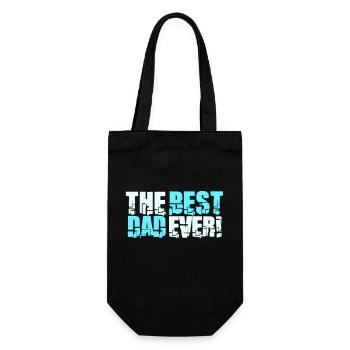 The Best Dad Ever Cool Love - Gift Bag for Bottles - black - Front