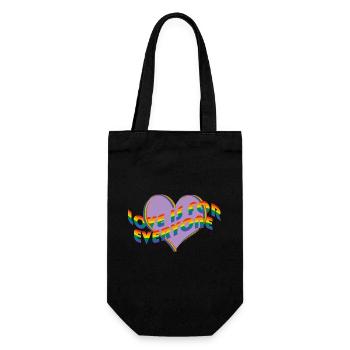 Pride - Gift Bag for Bottles - black - Front