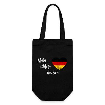 Die Wahl für Deutschland - Geschenkbeutel für Flaschen - Schwarz - Vorne