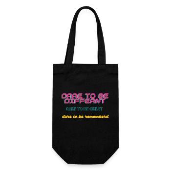 Dare to be different dare to be great - Sac à bouteille - noir - Devant