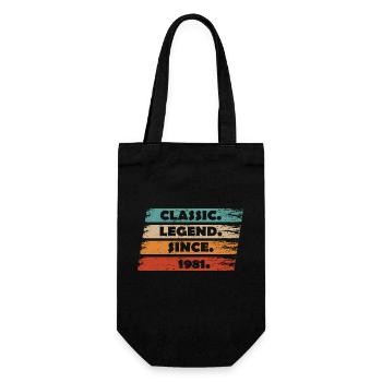 43e anniversaire 1981 - Légende depuis vintage ret - Sac à bouteille - noir - Devant