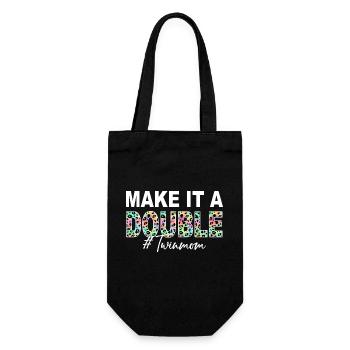 Faites-en une mère jumelle double de jumeaux mère jumelle - Sac à bouteille - noir - Devant