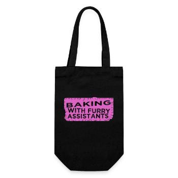 awesome animal habitats baking tips - Gift Bag for Bottles - black - Front