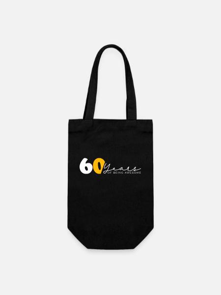 Vintage 1964 Divertido 60 Años De Edad Bday Hombres Mujeres - Presentpåse för flaskor - svart