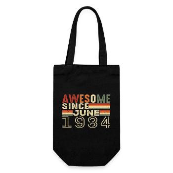June 1984 Original 1984 Jubilee 1984 June 1984 - Gift Bag for Bottles - black - Front