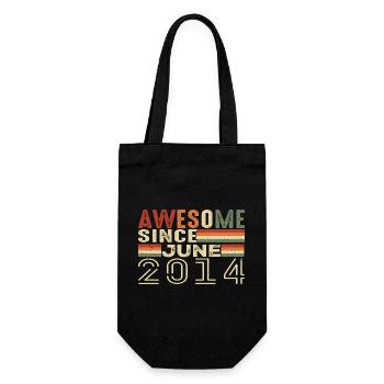 Juni 2014 Original 2014 Jubiläum 2014 Juni 2014 - Geschenkbeutel für Flaschen - Schwarz - Vorne
