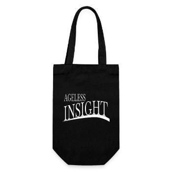 joke birthday present cognitive health - Gift Bag for Bottles - black - Front