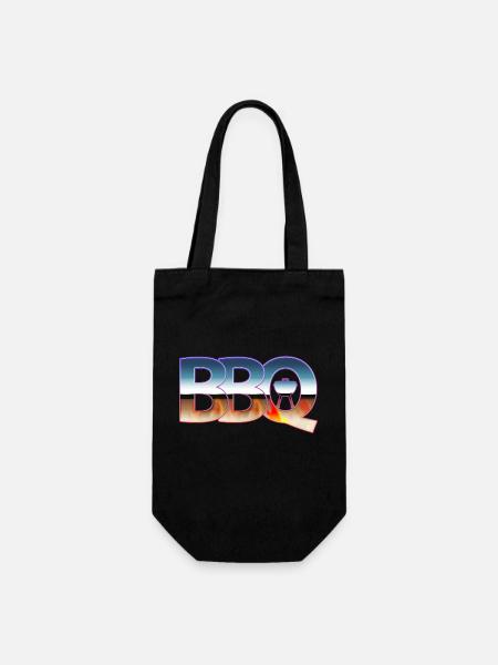 BBQ - Geschenkbeutel für Flaschen - Schwarz