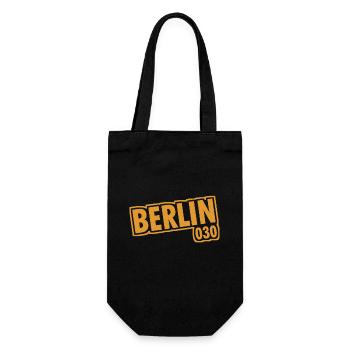 Berlin - 030 - Capital - Germany - Area Code - Gift Bag for Bottles - black - Front
