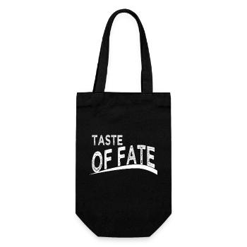 present idea culinary expressions fun - Geschenkbeutel für Flaschen - Schwarz - Vorne
