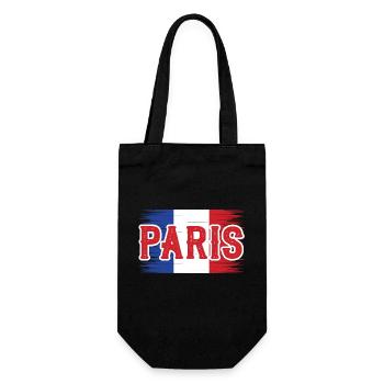 On est bien à Paris! - Sac à bouteille - noir - Devant