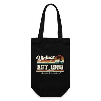 1988 Vintage Vintage Retro Geburtstagsgeschenk - Geschenkbeutel für Flaschen - Schwarz - Vorne