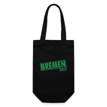 Brême - 0421 - Indicatif régional - Sac à bouteille - noir - Devant