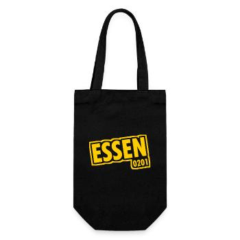 Essen - 0201 - Area Code - Slogan - Gift Bag for Bottles - black - Front