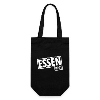 Essen - 0201 - Area Code - Slogan - Gift Bag for Bottles - black - Front