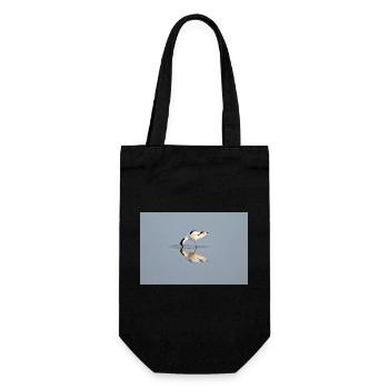 Avocets Hunting - Gift Bag for Bottles - black - Front