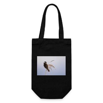 Bunting On Reeds - Gift Bag for Bottles - black - Front