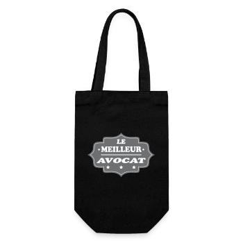 LE MEILLEUR AVOCAT - Sac à bouteille - noir - Devant