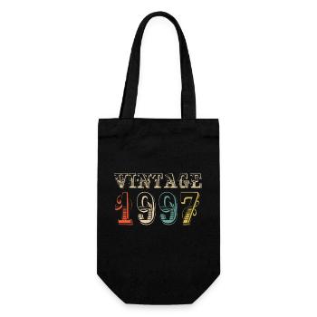 Vintage 1997- 27 th birthday - 27 ans - Sac à bouteille - noir - Devant