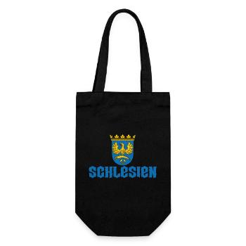 Schlesien Provinz Region Wappen Breslau - Geschenkbeutel für Flaschen - Schwarz - Vorne